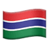 🇬🇲 flag: Gambia display on Apple